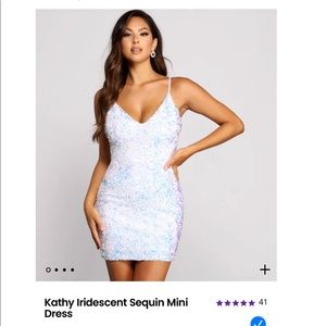 White with sparkles, dress from Windsor. Never worn. Great condition